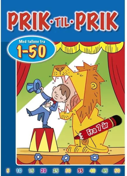 Punkt zu Punkt mit Zahlen von 1-50 (Zirkus) - Hobby - Heft