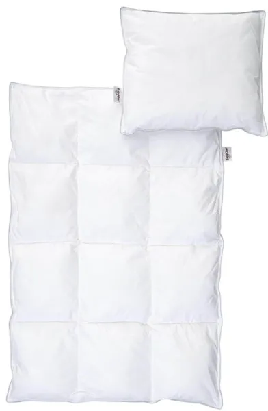 BabyDan Heart Microfaser-Babysteppdecke und Babykissen, 67x100/40x45 cm