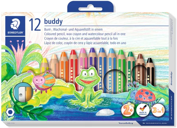 Buntstifte Buddy chunky 3in1 (12)