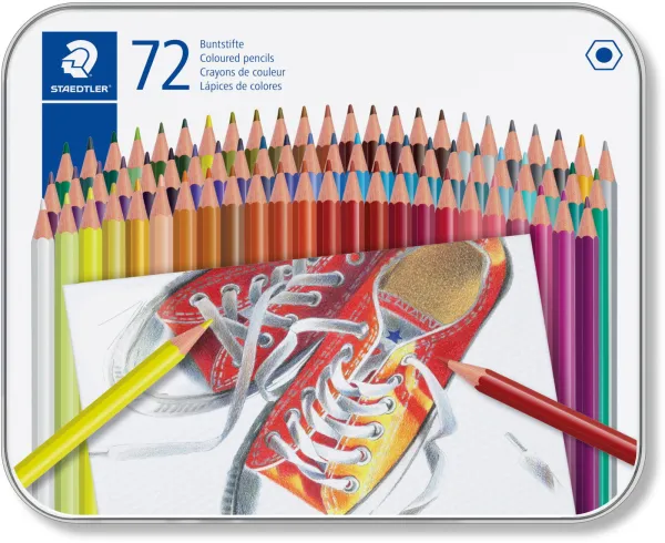 Staedtler Farbstifte in Metallbox 72 Stk.